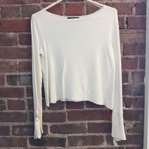 Zara Cropped Knit Sweater
